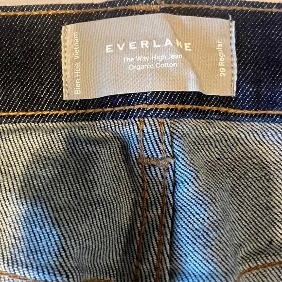 Everlane Way High Indigo Jean - Picture 2 of 4